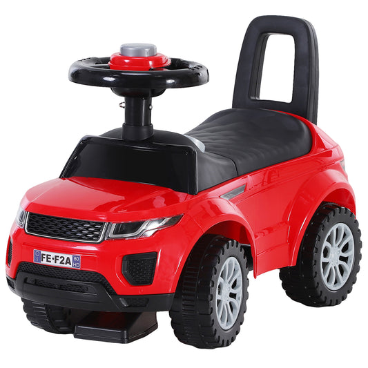 Red ride on cable car dumper car for toddlers with steering wheel, from Sam's Toy World