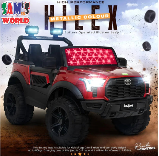 Ride On Kids Car Toyota Make In Ahmedabad Gujarat featuring battery-operated Jeep with metallic color and remote control