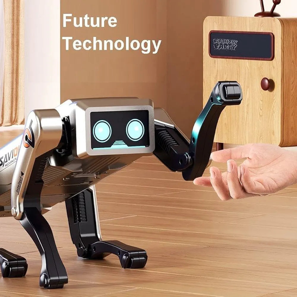 Buy AI Programming Smart RC Mechanical Dog Toy Language Interaction Remote Control Stunt Action Robot Dog with Story Light and Music Sam's Toy World  Sams toy world shop in Ahmedabad Gujarat 