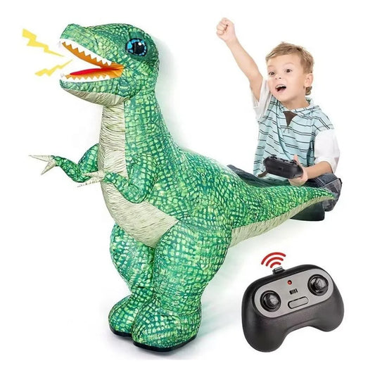 New Remote Control Inflatable Dinosaur Toy | 6-Channel Remote Control | 30m Range | Realistic Electric Dinosaur | Kids Toy