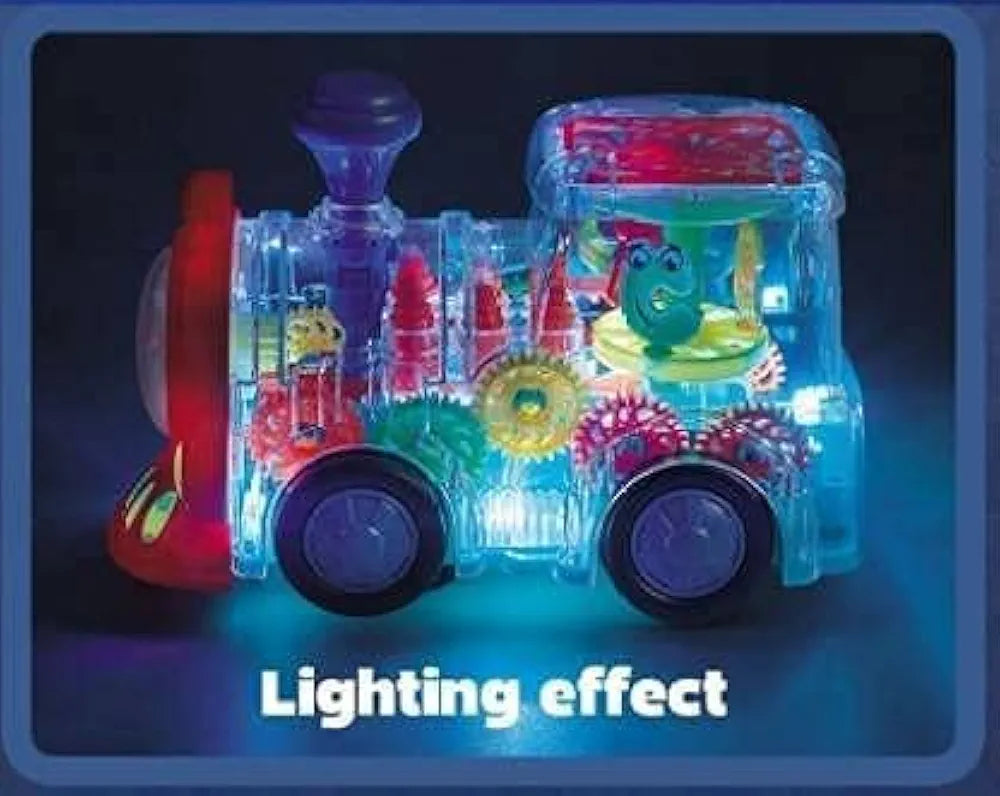 Buy Musical and 3D Lights Kids Multicolor Transparent Toy Gears Concept Toys    trainEngine | sams toy world Sam's Toy World  Sams toy world shop in Ahmedabad Gujarat 