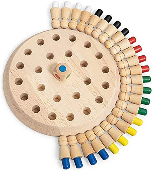 Buy Wooden Memory Match Stick Chess Game | Color Memory Chess, Parent-Child Interaction Toy | Educational Intelligent Logic Game and Brainteaser Toys for Boys and Girls (Chess) Sam's Toy World  Sams toy world shop in Ahmedabad Gujarat 
