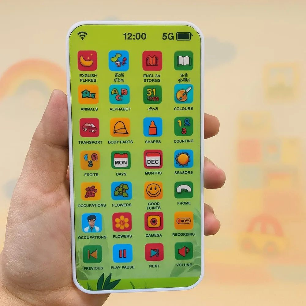 Buy Mini Explorer Talking Flash Card Phone Toy | Rechargeable Learning Mobile  | sams toy world Sam's Toy World  Sams toy world shop in Ahmedabad Gujarat 