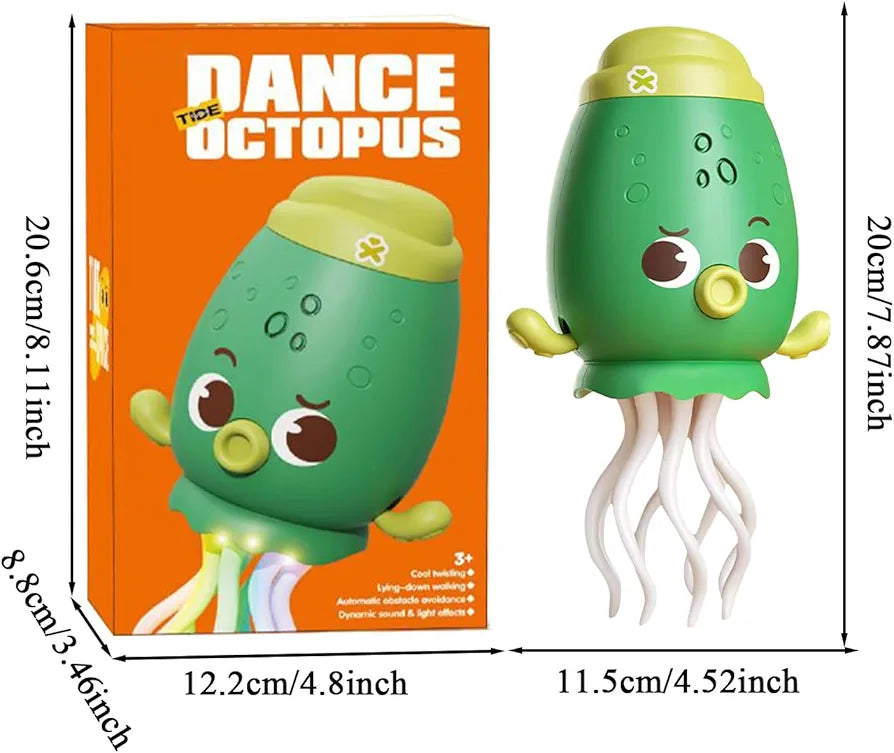 Buy Dancing Octopus Toy Electric Octopus Dancing Toy Automatic Dancing Octopus with LED Lights and Music| USB Rechargeable samstoy.in Sams toy world shop in Ahmedabad Gujarat 
