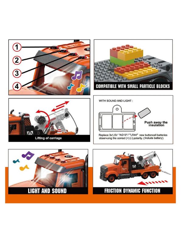 Buy Road Rescue – Interactive Emergency Truck with Lights & Sounds Vehicle Toy for Kids | Educational & Durable Playset samstoy.in Sams toy world shop in Ahmedabad Gujarat 