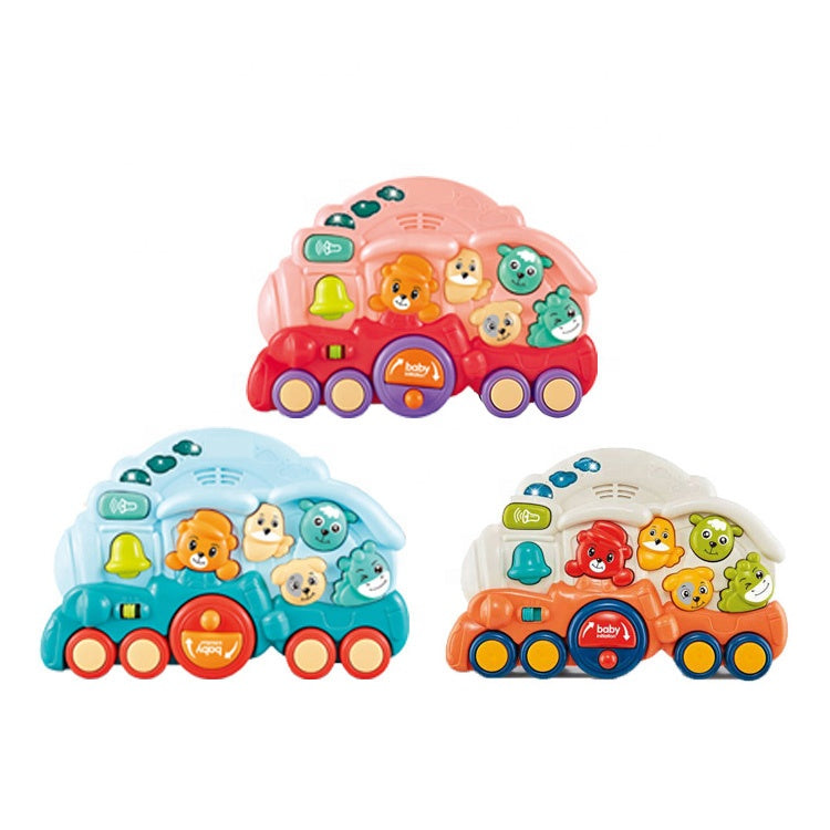 Buy Music Train ToyMade  
for baby Tarin engine sound with flashing light Animal sing with the melodies happily | sams toy world Sam's Toy World  Sams toy world shop in Ahmedabad Gujarat 