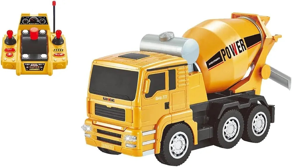 Buy RC Mixing Truck Cement Mixer Remote Contro l  Remote Control Multi-Function Console Light Music Mixing Dump Truck | sams toy world samstoy.in Sams toy world shop in Ahmedabad Gujarat 