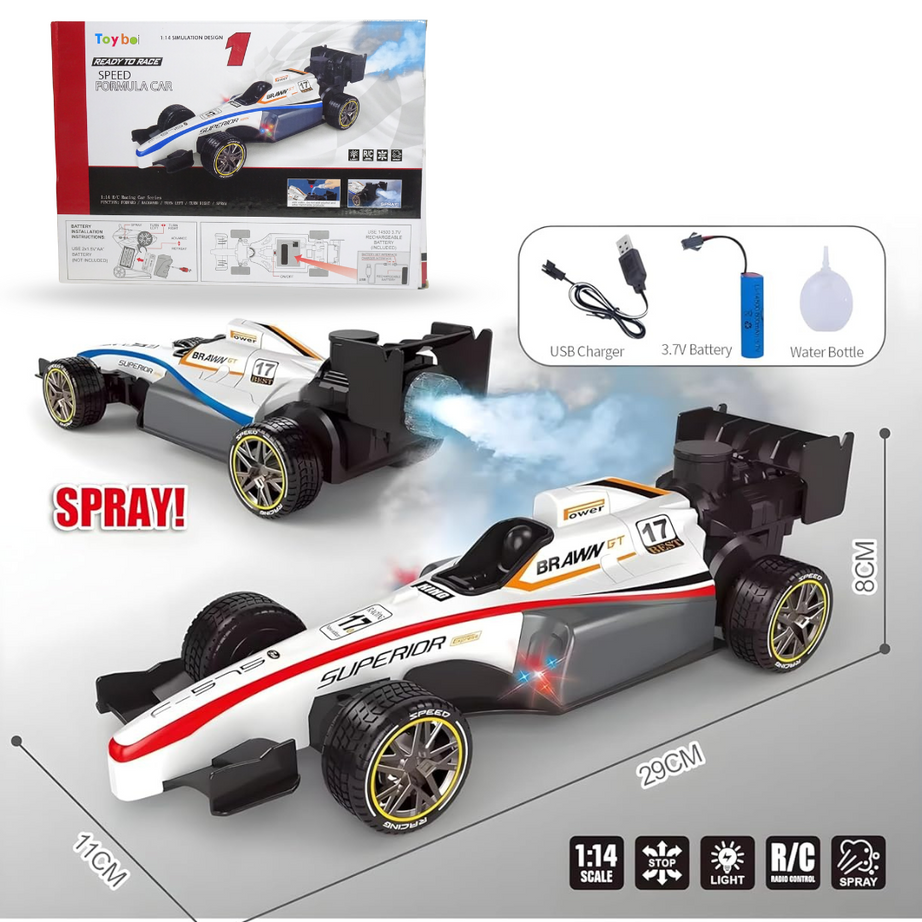 Buy Speed Formula Car – Fast| Sleek & Thrilling|Experience the thrill of driving a real Formula 1 car with its detailed and authentic design. samstoy.in Sams toy world shop in Ahmedabad Gujarat 