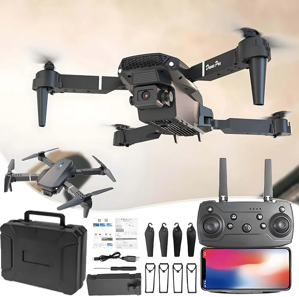 Buy Drone with Camera 1080p HD, WiFi FPV Drone for Beginners, RC Quadcopter, Gravity Sensor, Flip Mode, Departure/Landing with One Button, One Button, Return, Foldable Drones, |Sams toy World samstoy.in Sams toy world shop in Ahmedabad Gujarat 