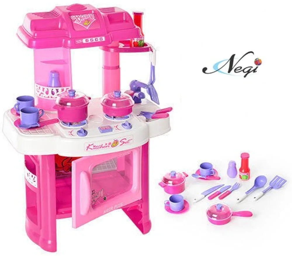 Buy Battery Operated Beauty Kitchen Appliance Cooking Play Set with Lights & Sound ( 24 Pieces | sams toy World Sam's Toy World  Sams toy world shop in Ahmedabad Gujarat 