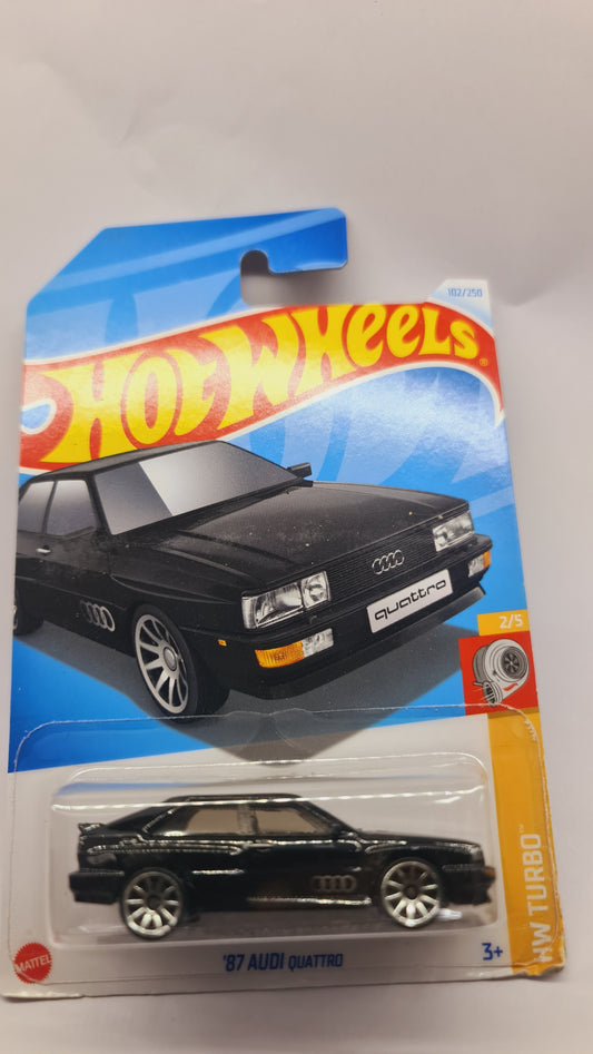 Hot Wheels 87 AUDI QUATTRO BLACK | 2025 Mainline
| Sams Toy World | Ahmedabad Gujarat