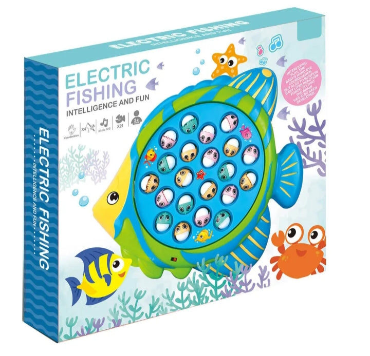 Buy Fishing Game Toy | with Rotating Board with |Music On/Off Switch for Quiet Play|sams toy world samstoy.in Sams toy world shop in Ahmedabad Gujarat 