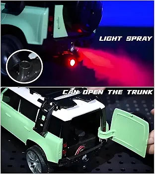 Buy Remote Control Defender 1:16 Scale Model Land Rover Rechargeable Car with Light,| somke | sams toy world Sam's Toy World  Sams toy world shop in Ahmedabad Gujarat 