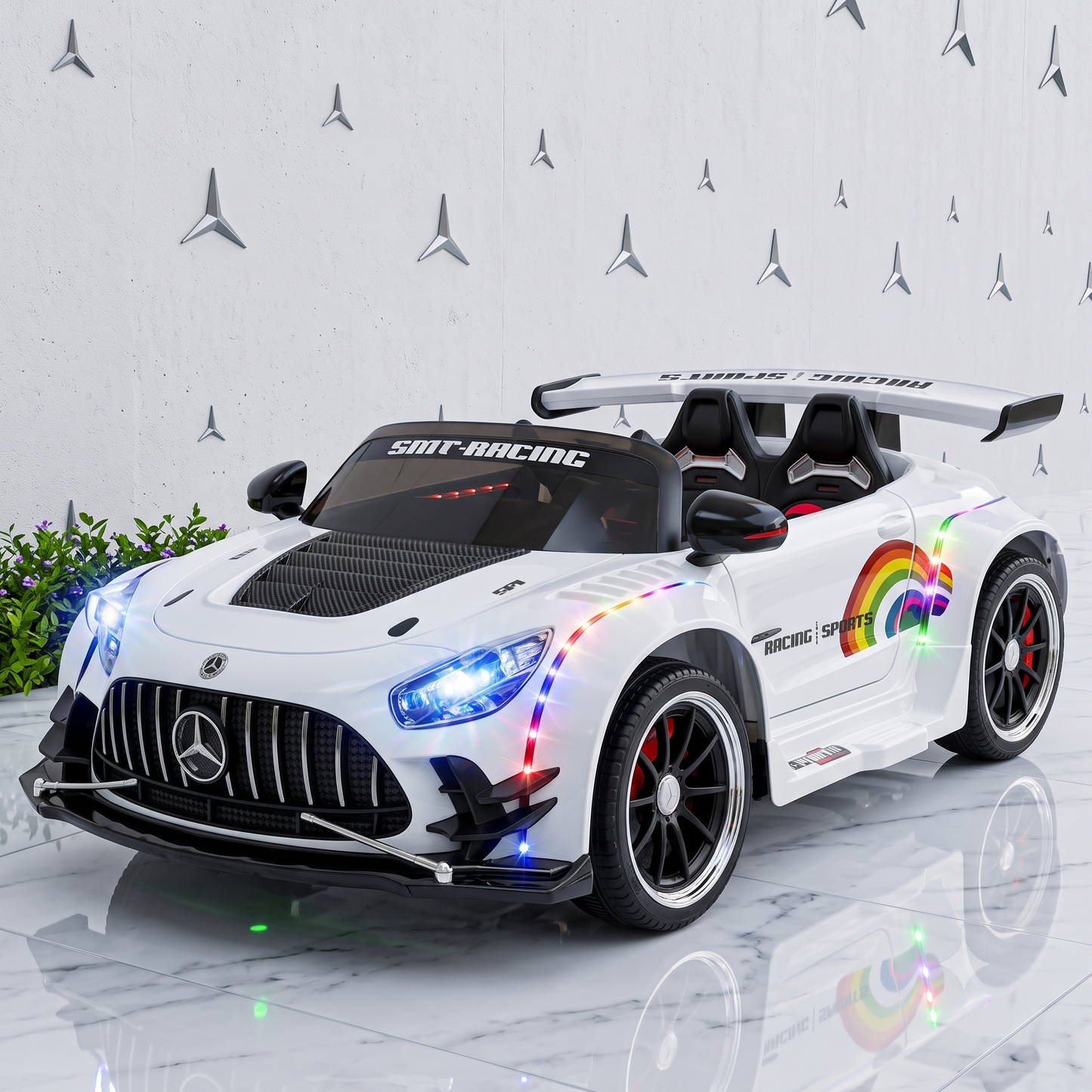 Officially Licensed Mercedes-Benz AMG GT | Mercedes Big Size 24V Electric Ride On Car for Kids with Remote Control, For Age 3-12 years Kids | Kids Car Battery Operated |Sam's Toy Ahmedabad