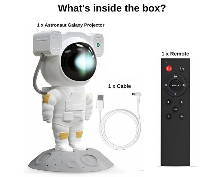 Buy Astronaut Galaxy Projector with Remote Control, 360° Adjustable| Timer Night Light for Kids, Adults, Bedroom, Gaming Room|Home|Party samstoy.in Sams toy world shop in Ahmedabad Gujarat 