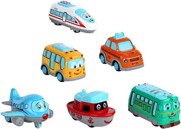Buy Metal Cars Team Toys for Kids Die-Cast Pull Back Action car Set Pack of 6 Modes of Transport Metal Friction Powered Car Toy Set | Push and Go, Toys for Kids Sam's Toy World  Sams toy world shop in Ahmedabad Gujarat 