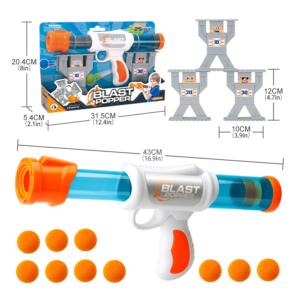 Buy Foam Ball Blaster Toy Gun Soft Bullet Air Gun Pistol Soft Bullet Toy Air Soft Guns for Kids samstoy.in Sams toy world shop in Ahmedabad Gujarat 