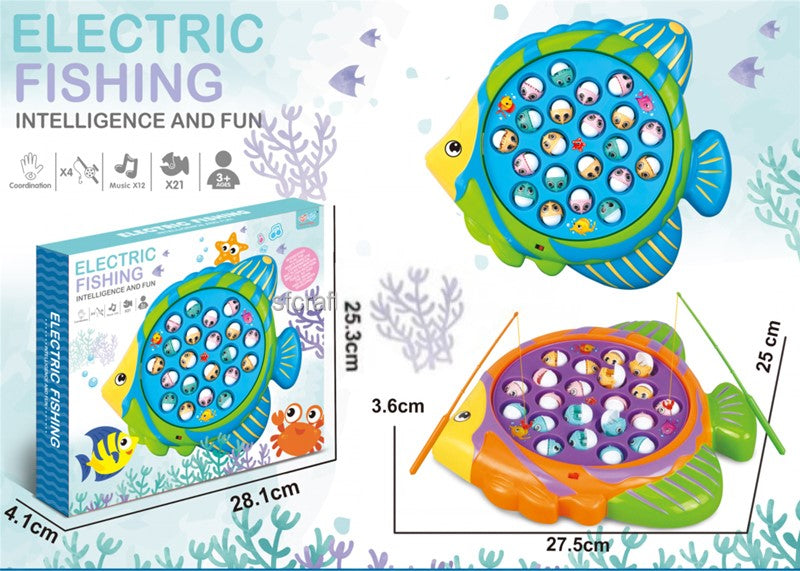 Buy Fishing Game Toy | with Rotating Board with |Music On/Off Switch for Quiet Play|sams toy world samstoy.in Sams toy world shop in Ahmedabad Gujarat 