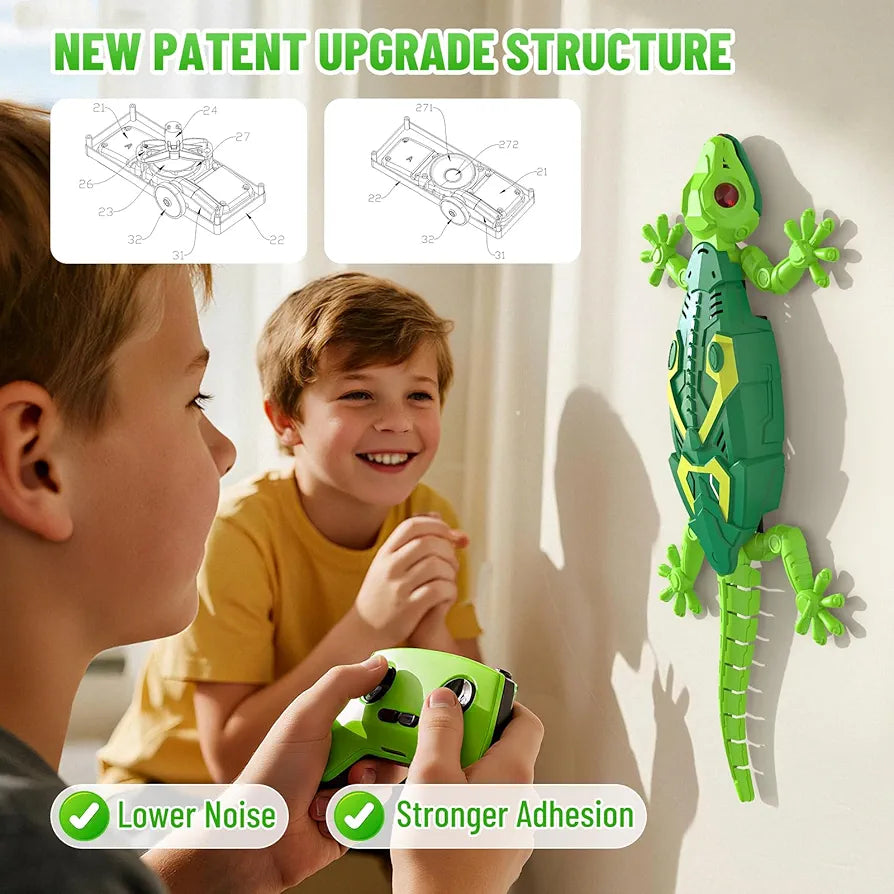 Buy Remote Control Gecko Crawling along Walls and Ceilings with Luminous LED Eyes, Remote Control, Realistic Movements, for Children 4+ years | sams toy world Sam's Toy World  Sams toy world shop in Ahmedabad Gujarat 