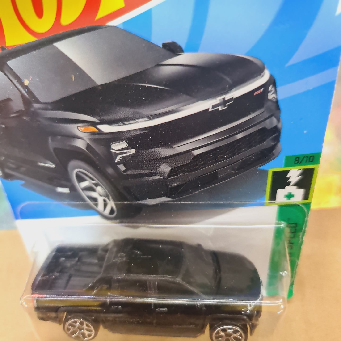 Hot Wheels Silverado EV RST Black | Sams Toy World