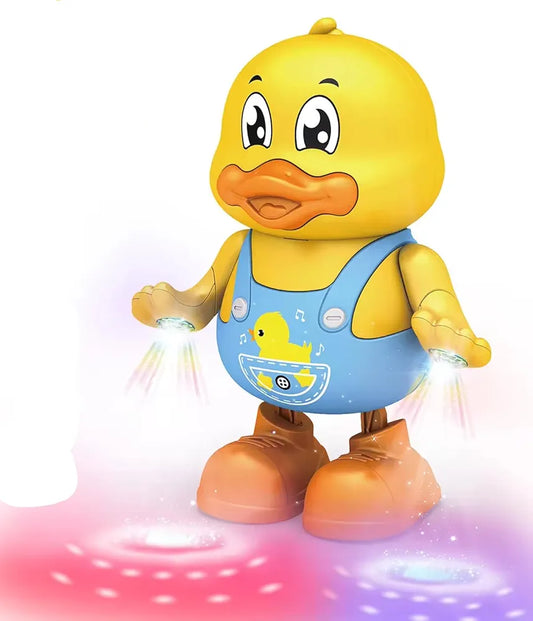 Buy Duck Funny Cute Dancing Electric Musical Duck Cartoon with Lights Robot Toys | sams toy world Sam's Toy World Sams toy world shop in Ahmedabad Gujarat