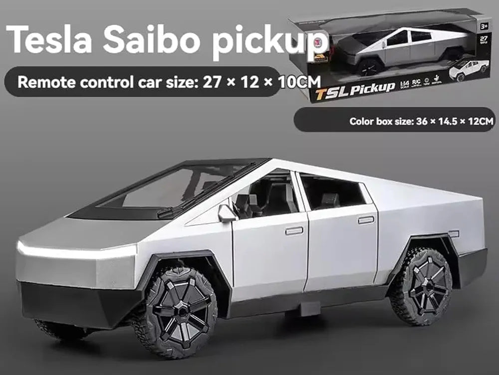 Buy Tesla Cybertruck Toy Car – 2.4GHz Remote Controlled Vehicle with Lights | Electric Toy Car for Kids | 1:14 Scale Stylish Remote Controlled Truck | sams toy world Sam's Toy World  Sams toy world shop in Ahmedabad Gujarat 