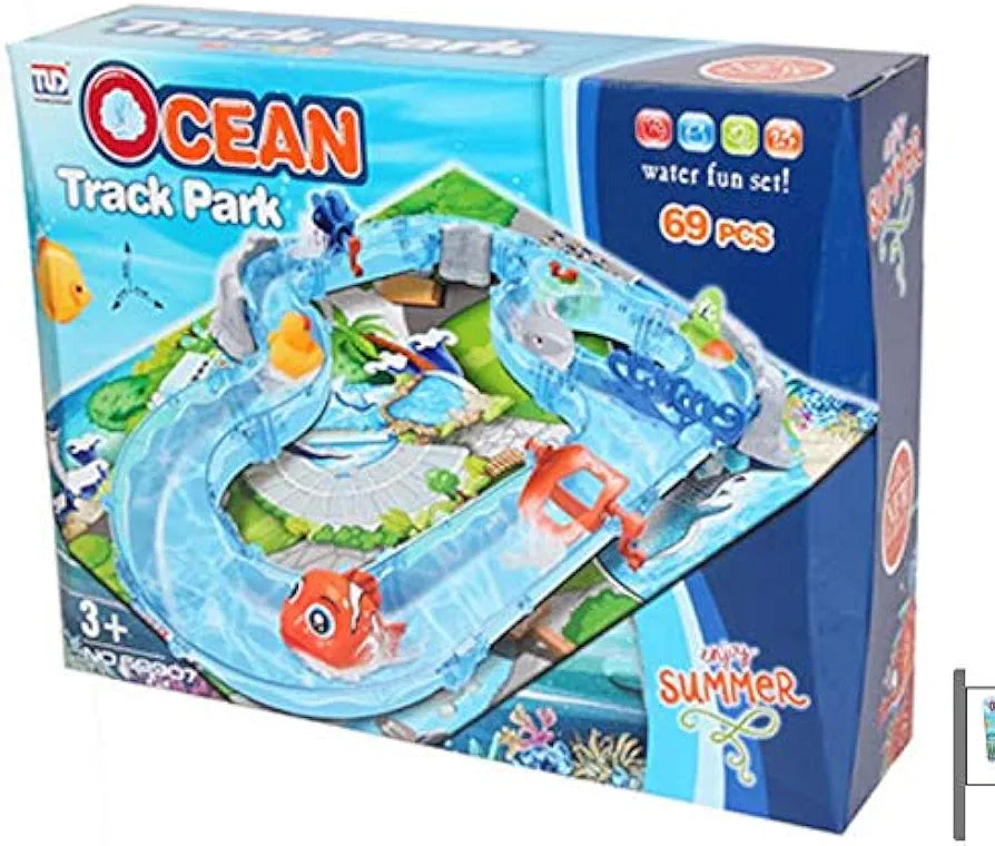 Buy COLOR TREE Toddler Bath Toys, Fun Fishing Games, Bathtub Toy, Summer Water Toy, 69 Piece Fun Toys, Ocean Track for Babies and Toddlers |Sams toy world Sam's Toy World  Sams toy world shop in Ahmedabad Gujarat 