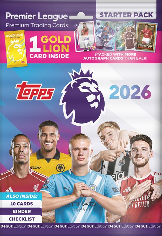 Buy Topps Premier League 2026 | Debut Edition | Standard Starter Pack | Sam's Toy World Ahmedabad Sam's Toy World  Sams toy world shop in Ahmedabad Gujarat 