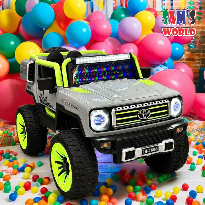 Jumbo-Size | Ride-On 4x4 Battery Operated Jeep For Kids | JM 7188 A | Make in India | Sams Toy Ahmedabad