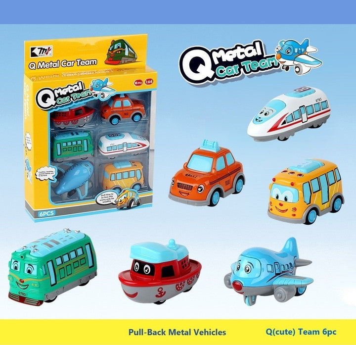 Buy Metal Cars Team Toys for Kids Die-Cast Pull Back Action car Set Pack of 6 Modes of Transport Metal Friction Powered Car Toy Set | Push and Go, Toys for Kids Sam's Toy World  Sams toy world shop in Ahmedabad Gujarat 