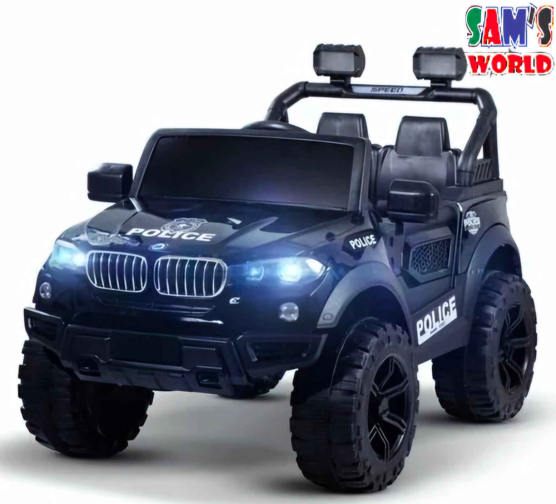 Buy BMW Black New 12v Battery operated jeep car for kids | Ride on car | 1 TO 10 years samstoy.in Sams toy world shop in Ahmedabad Gujarat 