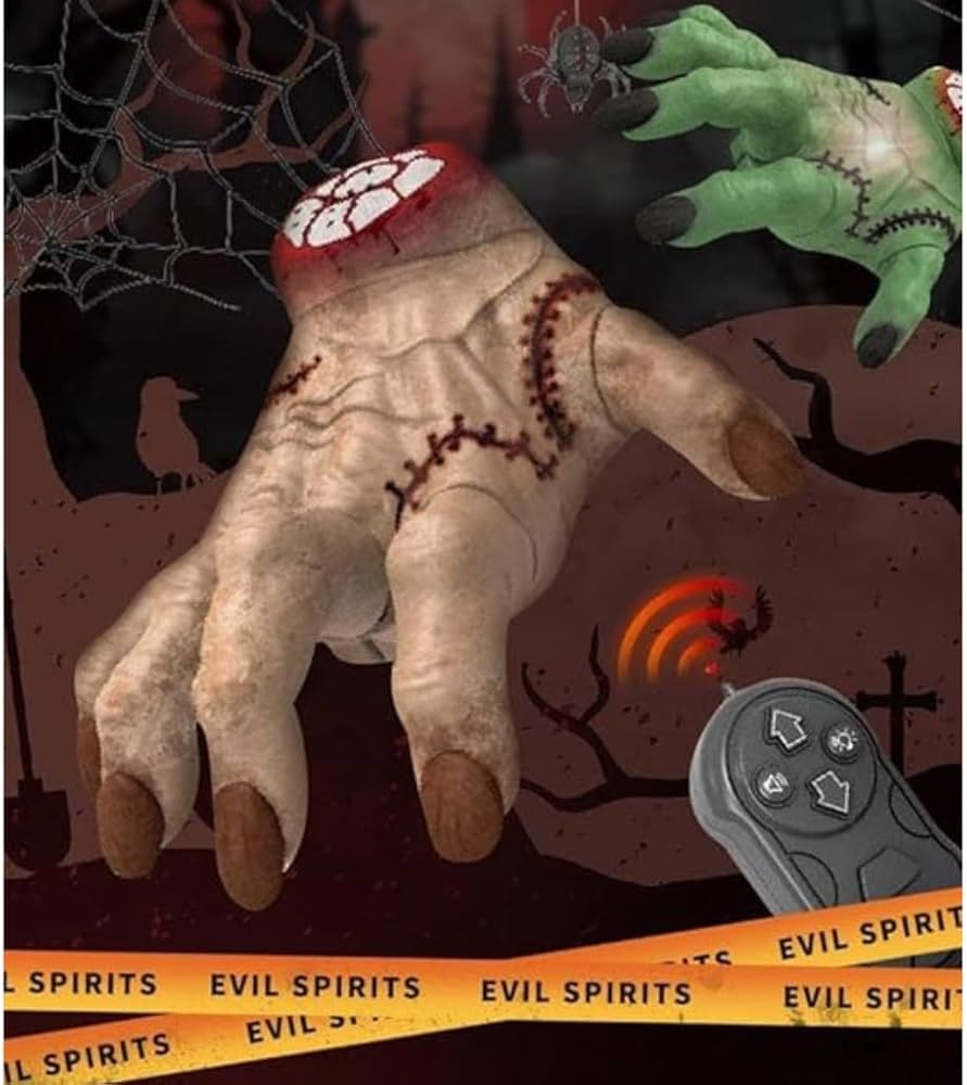 Buy Worlds Crazy Remote Control Crawling Hand Toy – 2.4GHz Realistic Horror Hand with Light & Sound Effects, Scary Prank Toy for Halloween Party, Kids & Adults Fun  | sams toy world Sam's Toy World  Sams toy world shop in Ahmedabad Gujarat 