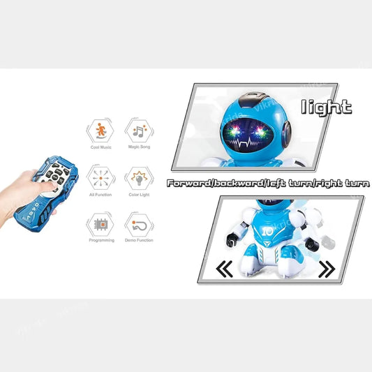 Buy RC Robot Football Game Toy | Remote Control Soccer Playing Robot with Dribble| Tackle & Shoot Actions |sams toy world samstoy.in Sams toy world shop in Ahmedabad Gujarat 