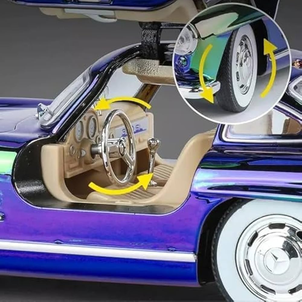 Buy Mercedees Benzs 300SL 1936 Vintage Classic Car Alloy Car Model Sound and Light Pull Back Childrens Toy | sams toy world Sam's Toy World  Sams toy world shop in Ahmedabad Gujarat 