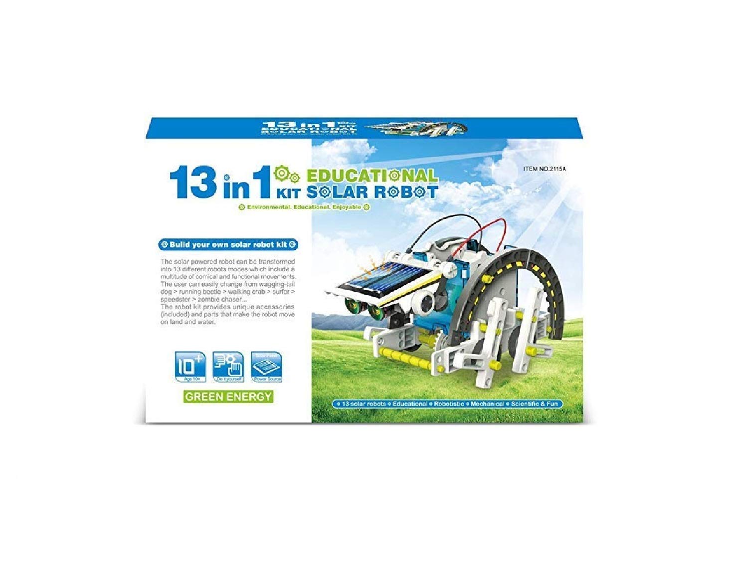 13 in1 Solar Kit Robot DIY Kit Solar Energy| Educational|Robotics ...