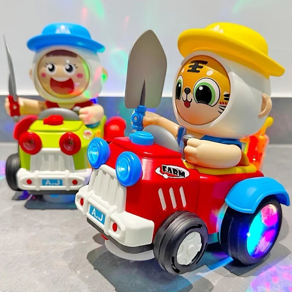 Buy Farm Tractor Toy Set with Light-Up Wheels, Battery Operated, 2-Pack, Red and Green | sams toy world Sam's Toy World  Sams toy world shop in Ahmedabad Gujarat 