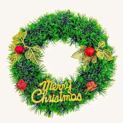 Buy Decoration Kit Mery Christmas Wreath 12 inch | Sams toy world Sam's Toy World  Sams toy world shop in Ahmedabad Gujarat 