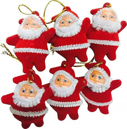 Buy Christmas Tree Decorations Santa Claus Pendant Small Hanging Ornaments Xmas Gift 18 Pcs | sams toy world Sam's Toy World  Sams toy world shop in Ahmedabad Gujarat 