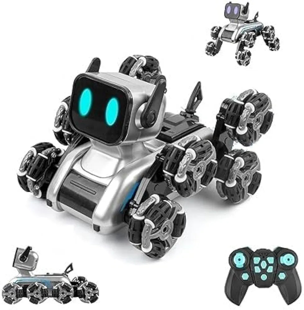 Buy Robot Dog, 2.4Ghz Remote Control Dog Stunt RC Cars with Music & Light, 2 Models RC Robot Dog with Rechargeable Batteries | sams toy world Sam's Toy World  Sams toy world shop in Ahmedabad Gujarat 