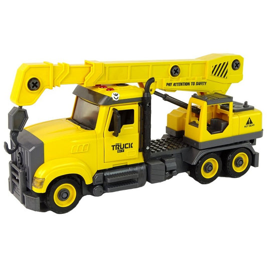 Buy Crane Truck for Unscrewing and Twisting Yellow Crane Truck for Unscrewing and Twisting Yellow samstoy.in Sams toy world shop in Ahmedabad Gujarat