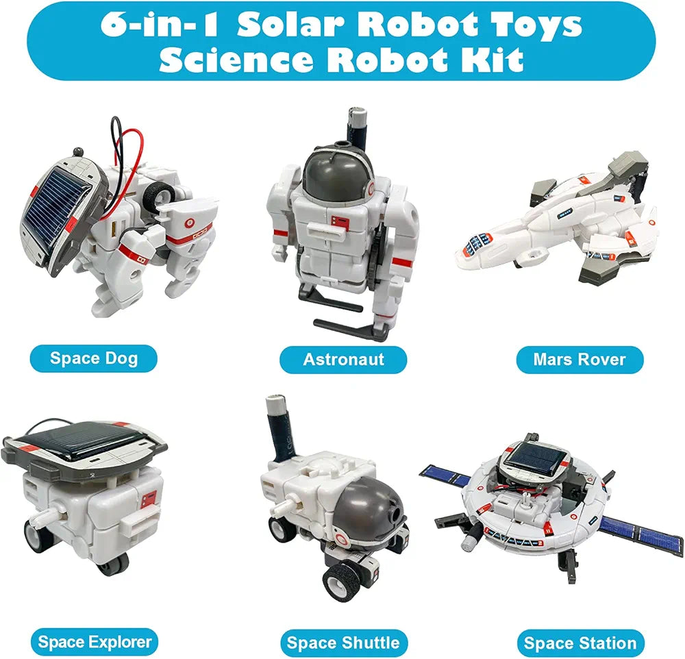 Buy 6-in-1 Solar Kit Space Fleet Series-3, DIY Educational STEM Robot Building Set |Sams toy world samstoy.in Sams toy world shop in Ahmedabad Gujarat 