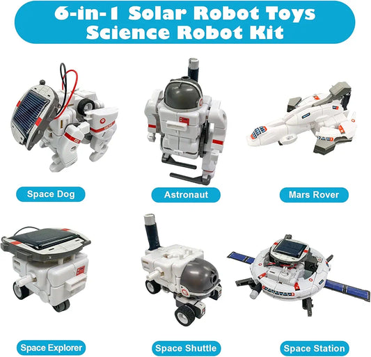 Buy 6-in-1 Solar Kit Space Fleet Series-3, DIY Educational STEM Robot Building Set |Sams toy world samstoy.in Sams toy world shop in Ahmedabad Gujarat 