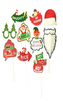 Buy Party Decoration Christmas Party Props, Christmas Props for Photoshoot, Christmas Decorations Items Pack of 10 pieces | sams toy world Sam's Toy World  Sams toy world shop in Ahmedabad Gujarat 