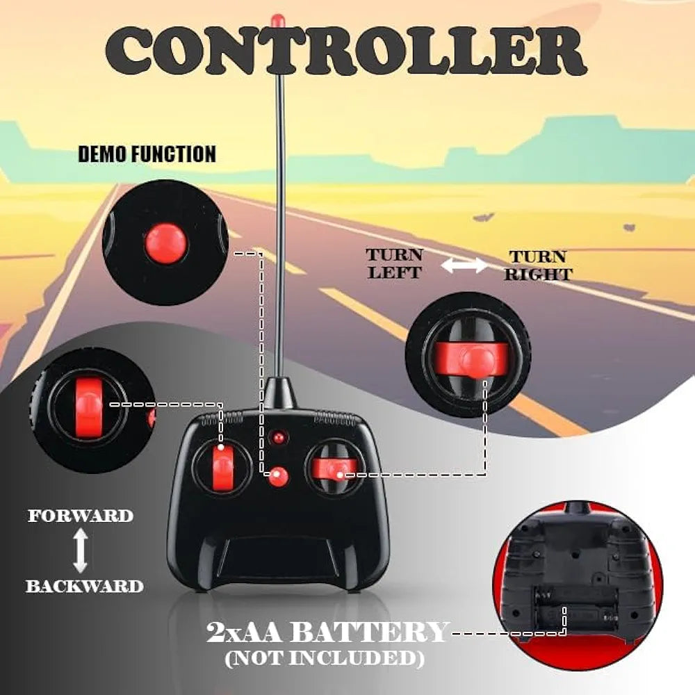 Buy High-Speed Remote Control Car with LED Headlights, 5-Function RC Vehicle, Dynamic Music & USB Rechargeable | sams toy world Sam's Toy World  Sams toy world shop in Ahmedabad Gujarat 