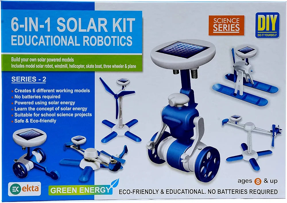 6 in 1 Educational Solar Kit for Kids| play with friends and family ...