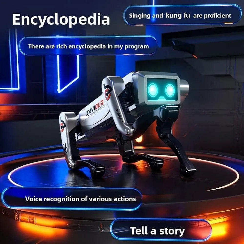 Buy AI Programming Smart RC Mechanical Dog Toy Language Interaction Remote Control Stunt Action Robot Dog with Story Light and Music Sam's Toy World  Sams toy world shop in Ahmedabad Gujarat 