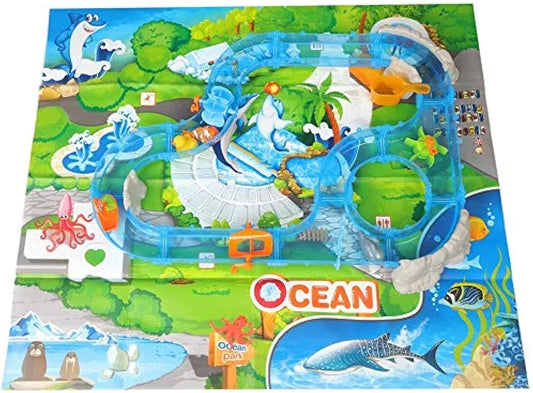 Buy COLOR TREE Toddler Bath Toys, Fun Fishing Games, Bathtub Toy, Summer Water Toy, 69 Piece Fun Toys, Ocean Track for Babies and Toddlers |Sams toy world Sam's Toy World  Sams toy world shop in Ahmedabad Gujarat 