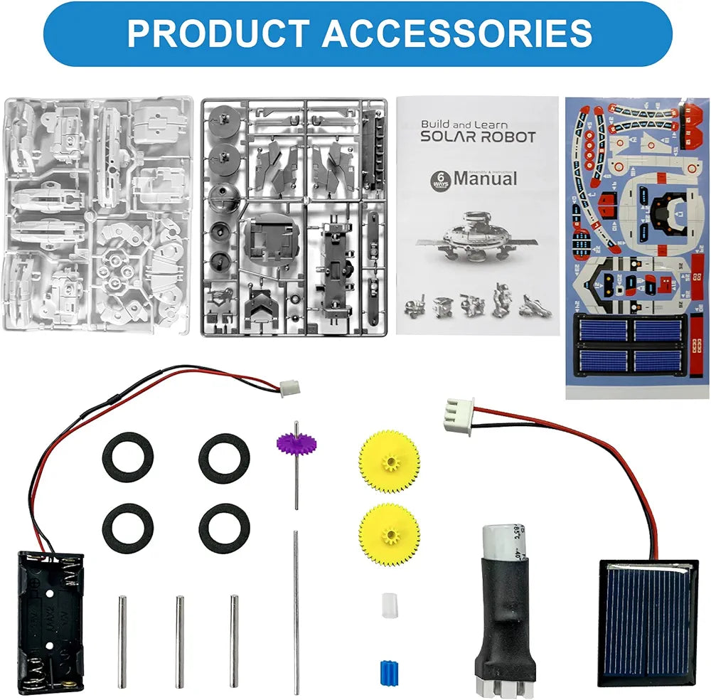 Buy 6-in-1 Solar Kit Space Fleet Series-3, DIY Educational STEM Robot Building Set |Sams toy world samstoy.in Sams toy world shop in Ahmedabad Gujarat 