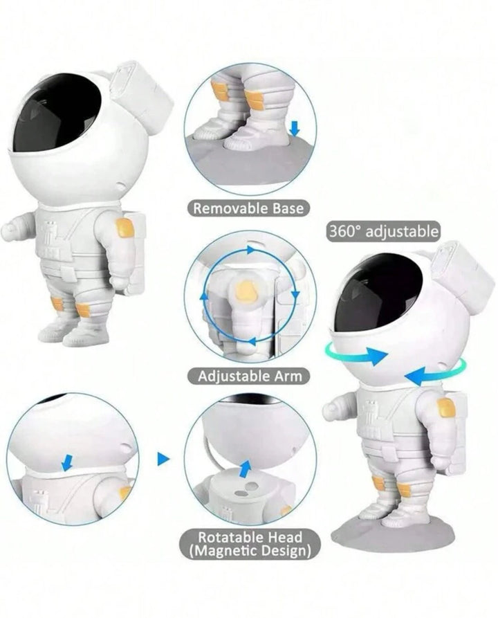 Buy Astronaut Galaxy Projector with Remote Control, 360° Adjustable| Timer Night Light for Kids, Adults, Bedroom, Gaming Room|Home|Party samstoy.in Sams toy world shop in Ahmedabad Gujarat 