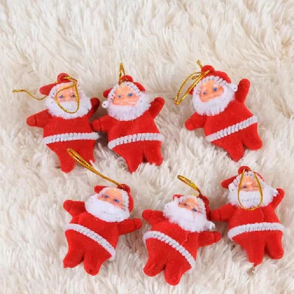Buy Christmas Tree Decorations Santa Claus Pendant Small Hanging Ornaments Xmas Gift 18 Pcs | sams toy world Sam's Toy World  Sams toy world shop in Ahmedabad Gujarat 